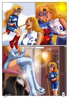 Star Girl (Fantastic Four , Justice League) [Arabatos] porn comic cover
