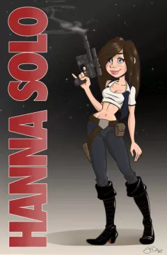 Star Whore: Hanna Solo (Star Wars) [Sinope] porn comic cover