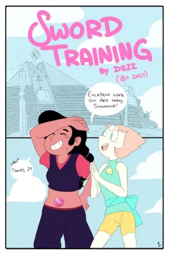 Sword Training (Steven Universe) [Dezz] porn comic cover