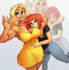 Tara &amp; Beverly – 4koma [Nortuet] porn comic cover