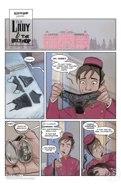 The Lady &amp; The Bellhop [Sleepy Gimp] porn comic cover