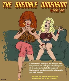 The Shemale Dimension [PooNnet] porn comic cover