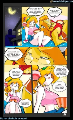 The Slumber Party [Shonuff44] porn comic cover