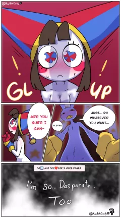The Welcome Gift (The Amazing Digital Circus) [MayCandy] porn comic cover