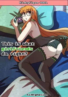 This is what girlfriends do right? (Persona 5) [Kinkymation] porn comic cover