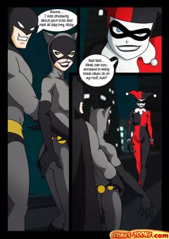 Threesome (Batman) [Comics-Toons] porn comic cover