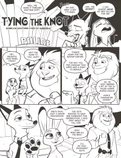Tying The Knot (Zootopia) [Hagfish] porn comic cover
