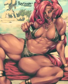 Urbosa Bikini Set (The Legend of Zelda) [Noodlenood] porn comic cover