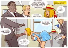 Welcome to Columbia [Disarten] porn comic cover