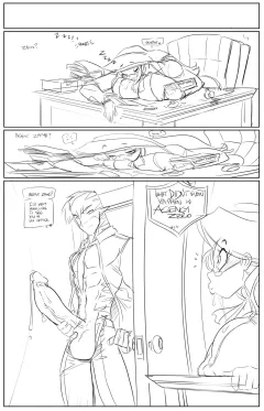 What didn’t happen in “Agency zero” (Gold digger) [Fred Perry] porn comic cover