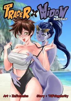 ZafieComics TxW (Overwatch) [TSFSingularity] porn comic cover