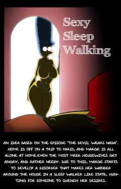 Sexy Sleep Walking (The Simpsons) [KogeiKun] porn comic cover