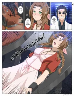 Aerith in Red (Final Fantasy VII) [TSFSingularity , ProfessorPurrv] porn comic cover