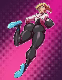 Spider Gwen across the Shaggingverse (Spider-Man) [Fontez] porn comic cover
