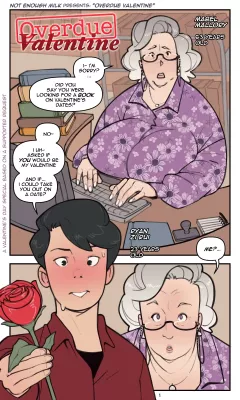 Overdue Valentine [NotEnoughMilk] porn comic cover