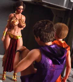 A MILF Princess (Star Wars) [URQqURQq] porn comic cover
