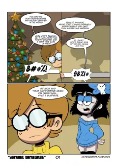 Darkest Christmas (The Loud House) [JaviSuzumiya] porn comic cover