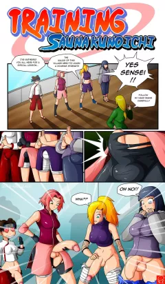 Training Sauna Kunoichi (Naruto) [WitchKing00] porn comic cover