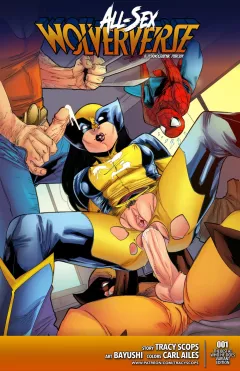 All-Sex Wolverine (X-Men) [Tracy Scops] porn comic cover