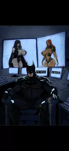Batman impregnates the DC universe (Justice League) [Lasga Claven] porn comic cover