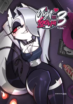 A Night With Loona (Helluva Boss) [Jizoku] porn comic cover