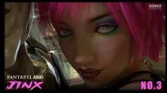 Jinx - Fantasyland [Sexy3DComics | Gonzo] porn comic cover