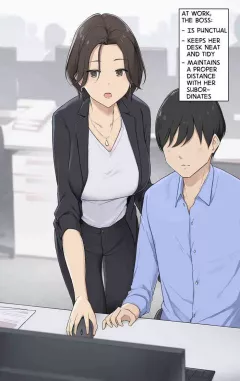 A Boss Who's Totally Different on Weekdays and Weekends porn comic cover