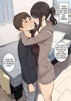 Turn-Taking Sex With My Very Tall Girlfriend porn comic cover