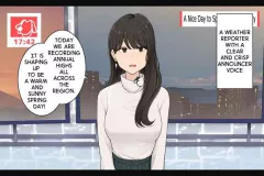 A Weather Reporter With a Clear Announcer Voice that Melts During Sex porn comic cover