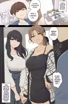 Tall, Busty Onee-sans Turn My New Place into Their Sex Room (Wakamatsu) porn comic cover