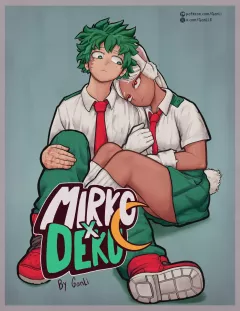 Mirko X Deku (My hero academia) [Ganli] porn comic cover