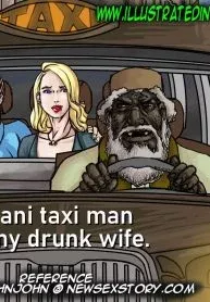 Pakistani Taxi Man [IllustratedInterracial] porn comic cover