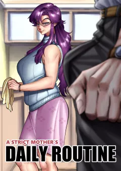 A Strict Mother's Daily Routine comic porn porn comic cover