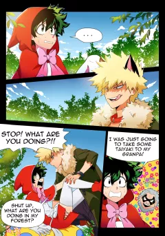 BakuDeku comic porn porn comic cover