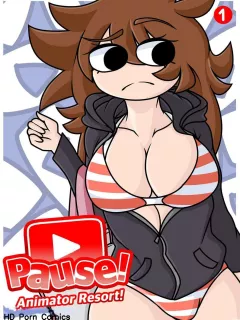 Pause! Animator Resort! comic porn porn comic cover
