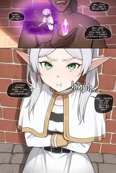 Frieren Girls Go Black comic porn porn comic cover