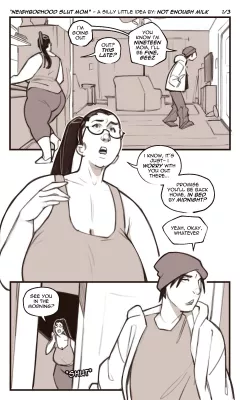 Neighborhood Slut Mom comic porn porn comic cover