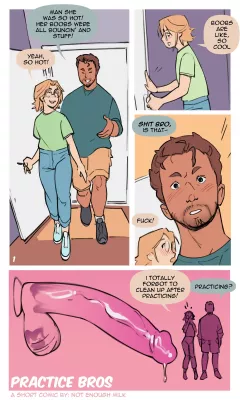 Practice Bros gay manga porn comic cover