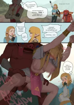 Zeldas x Bokoblin comic porn porn comic cover