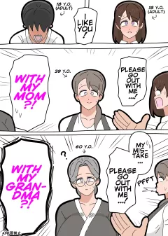 Granny Fumiko porn comic cover