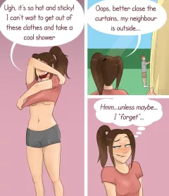 Neighbourly porn comic cover