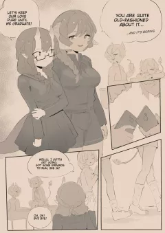 Perverted Futanari Secretly Pushed Her Virgin Girlfriend Into Compensated Dating And Got Her Addicted To It! porn comic cover