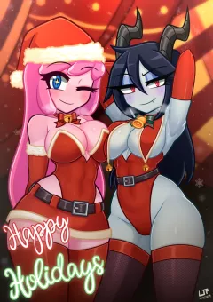 Princess Bubblegum &amp; Marceline’s Christmas Present porn comic porn comic cover