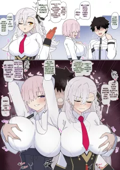 Mashu to Shochou no Gouhoubi Ecchi❤︎ / Mash and Director’s Naughty Reward porn comic cover