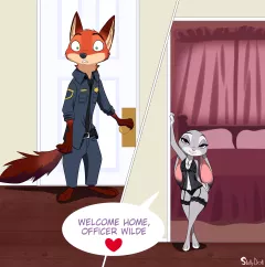 After Work Zootopia porn comic cover