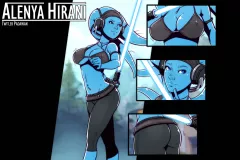 Alenya Hirani - Twi'lek Padawan Star Wars porn comic cover