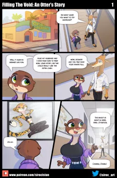 Filling The Void: An Otter's Story Zootopia porn comic cover