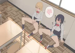 Girls Who Can't Leave Until They Cum 10 Times Hentai porn comic cover