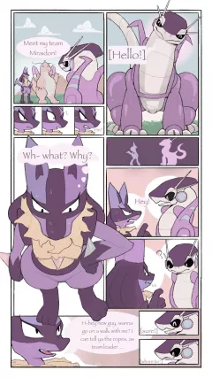 Lucario meets miraidon porn comic cover