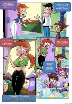 Pushed Around The Fairly OddParents porn comic cover